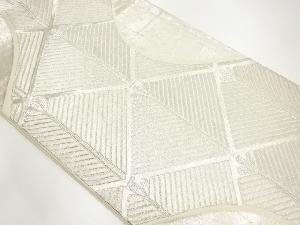 アンティーク　若松菱模様織り出し袋帯(材料)(サービス品)